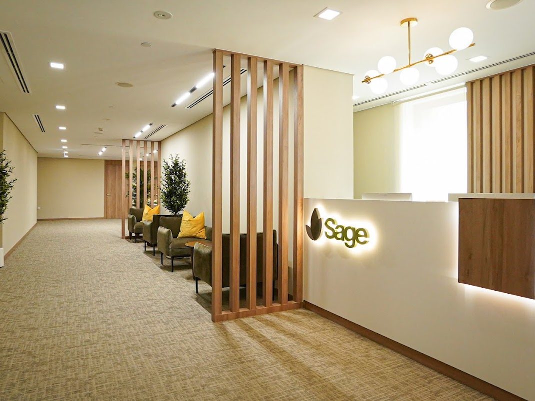 Sage Clinics reception area
